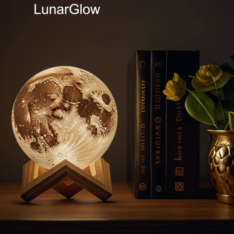 Glowing Moon Lamp